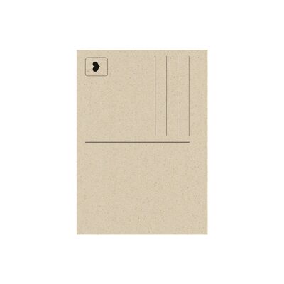 Cartolina A6 con astronauta realizzata con carta erba sostenibile - Spacewalker