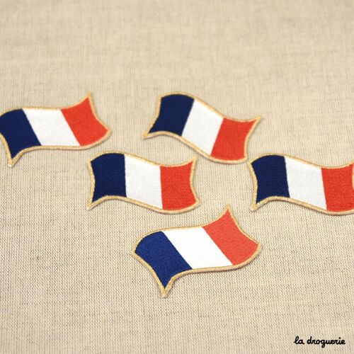 Ecusson drapeau français 60 mm