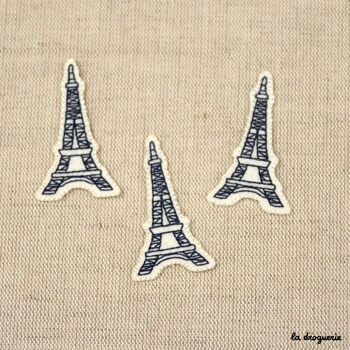 Ecusson feutre Tour Eiffel 51 mm 3