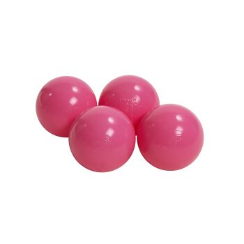 MeowBaby® Soft Plastic Balls 7cm for the Ball Pit Certified 50 pcs, Light Pink 1
