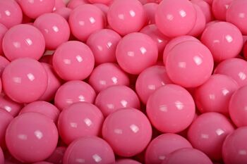 MeowBaby® Soft Plastic Balls 7cm for the Ball Pit Certified 50 pcs, Light Pink 2