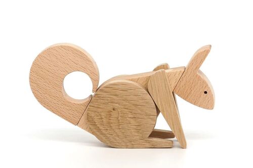 Wooden Handmade Magnetic Toys - Ones Upon A Time - Squirrel