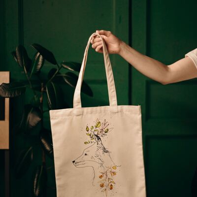 Bolso tote zorro vegetal