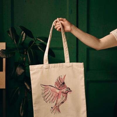 Bolso tote pájaro