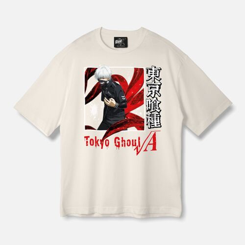 T-Shirt Femme Oversize Tokyo Ghoul - Licence Officielle - 100% Coton - Imprimé en France
