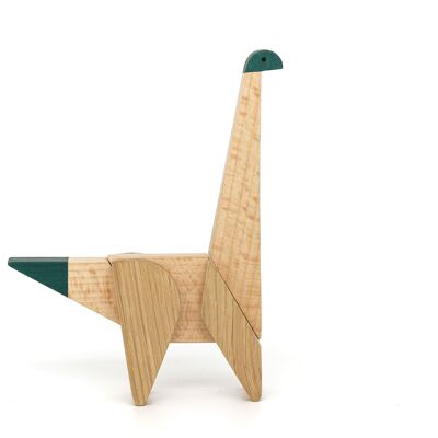 Giocattoli magnetici in legno fatti a mano - Gioco di Dinosauri - Brachiosauro