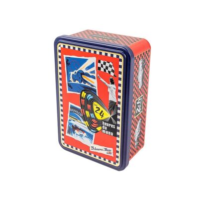 Galletas de mantequilla con chispas de chocolate - caja metálica "24h de Le Mans, año 1950" 300g