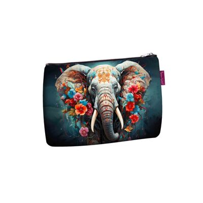 Pochette mit Elefantenmotiv aus Canvas Solo Linie Bertoni