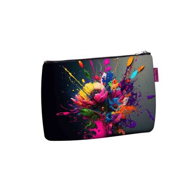 Pochette Splash Of Paint In Canvas Linea Solo Bertoni