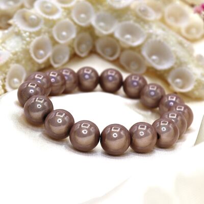 Armband Wonder taupe 12mm