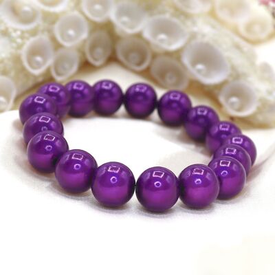 Armband Wonder plum 12mm