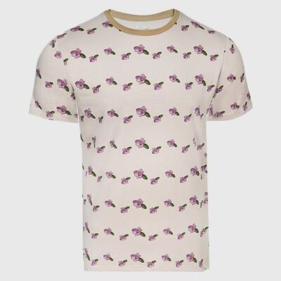 T-shirt a righe lavanda Valensole