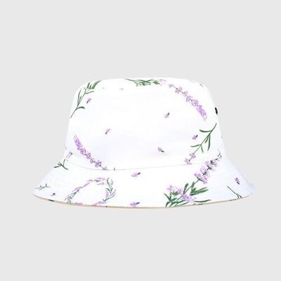 Sombrero de pescador reversible lavanda