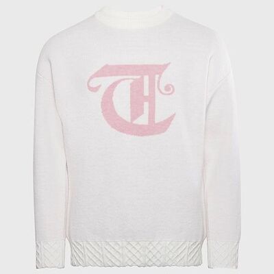 Racket Club Knit Crewneck Sweater