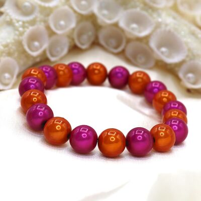 Pulsera Wonder naranja - fucsia