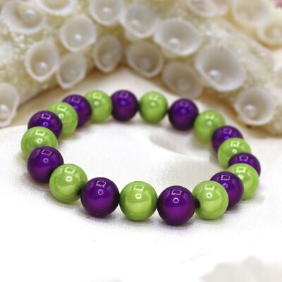 Armband Wonder plum - limette