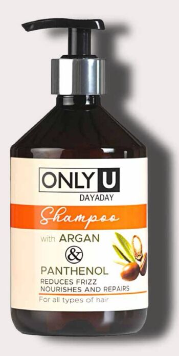 SHAMPOOING OnlyU ARGAN 500 ml AVEC DOSAGE.