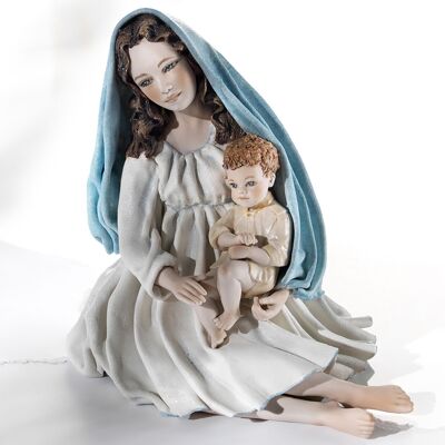 Figurine Madone en porcelaine