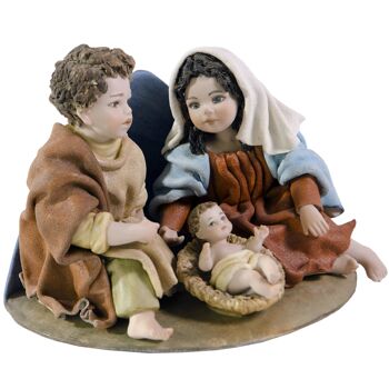 Figurine en porcelaine de scène de la Nativité 5