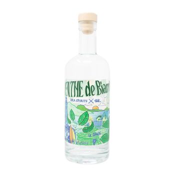 La liqueur de menthe de Biarritz 70cl