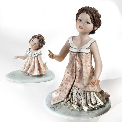 Figurines du zodiaque en porcelaine : Balance