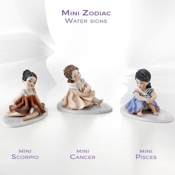 Figurines du zodiaque en porcelaine : Scorpion 8