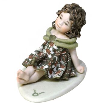 Figurines du zodiaque en porcelaine : Taureau 8