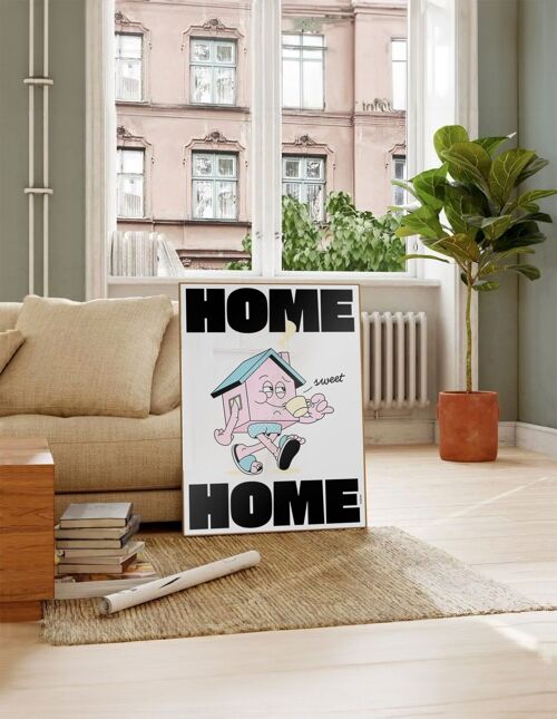 Home sweet home | Affiche graphique