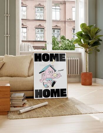 Home sweet home | Affiche graphique 1