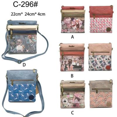 Borsa a tracolla per bambola Sweet Candy e 4 tasche esterne