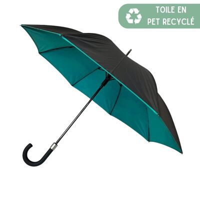 Grand Parapluie Double Toile Bleu Vert