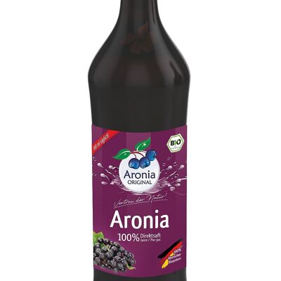 Aronia ecológica zumo 100% directo 0,7l