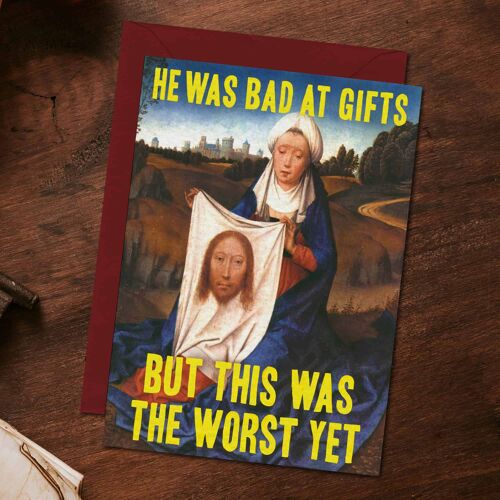 Bad At Gifts Card by Artijoke - Funny Birthday Card