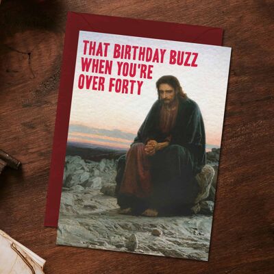 Birthday Buzz Card von Artijoke – Lustige Geburtstagskarte