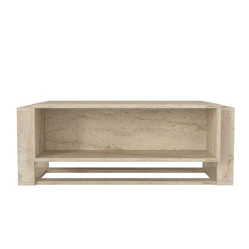 Couchtisch Bianco Beige Granit Optik