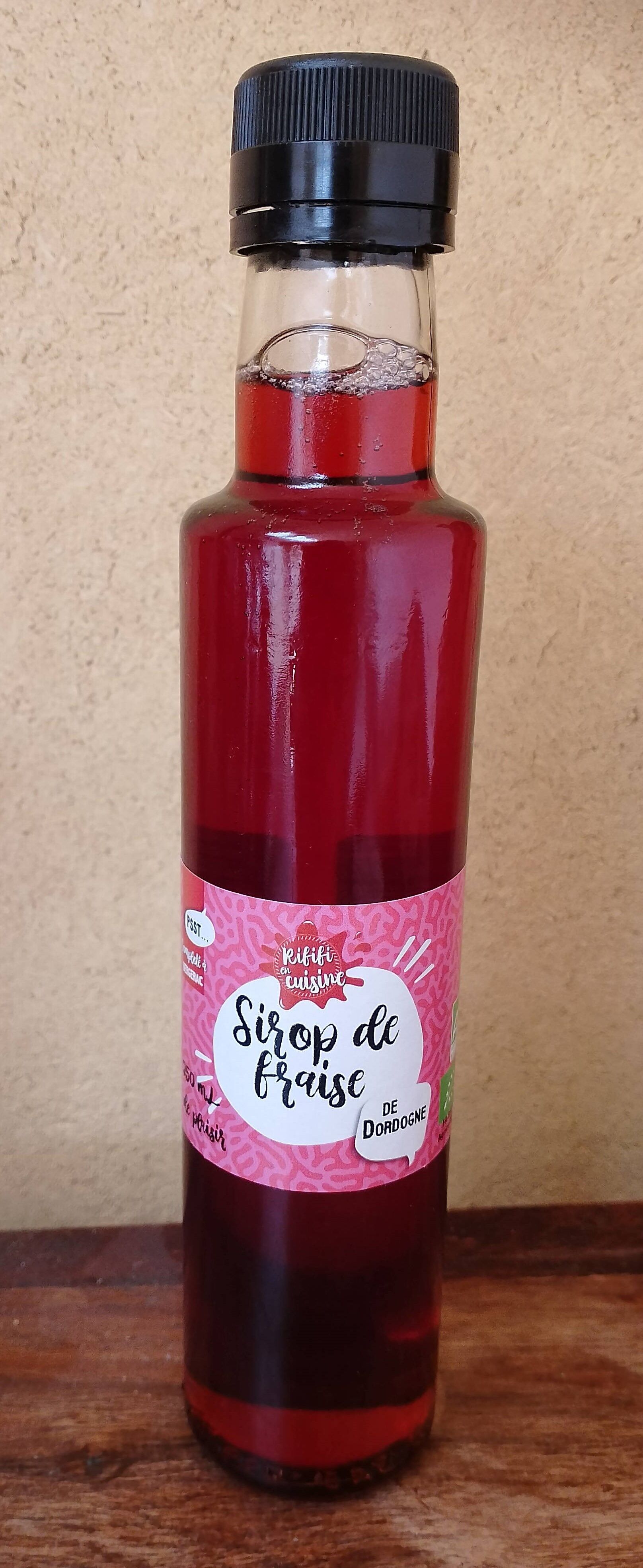 Sciroppo di fragole biologico