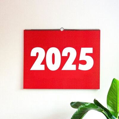 Calendario da parete Vinçon 2025 | Minimal, elegante e audace