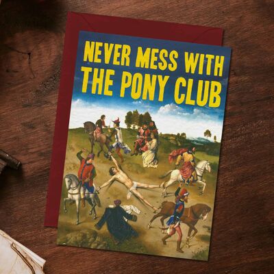 Carta Pony Club di Artijoke - Carta divertente