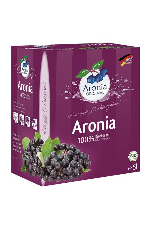 Bio Aronia 100% Direktsaft 5l Box