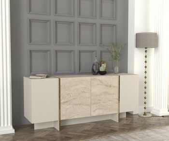 Buffet Veyron beige aspect granit 7