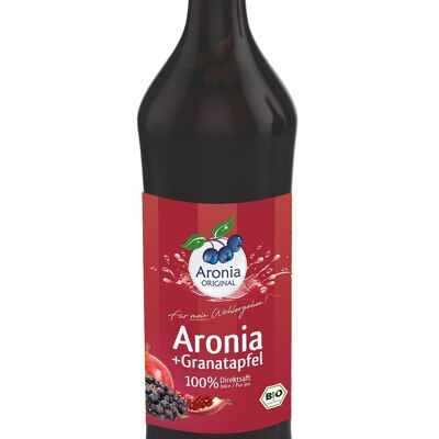 Aronia bio + grenade 100% jus direct 0,7l