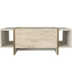 Table basse Veyron aspect granit beige