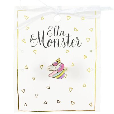 RAINBOW UNICORN RING – 6’ER PACK