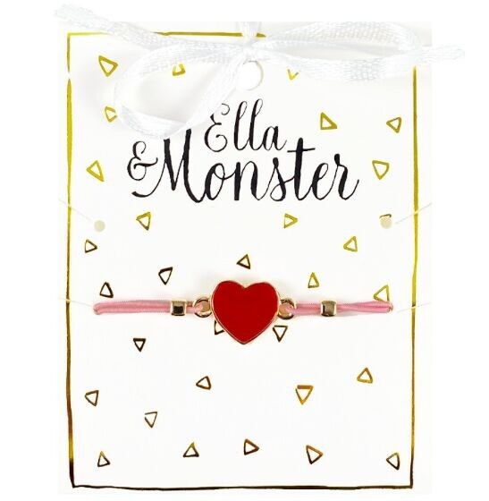 BRACCIALE CUORE ROSSO – CONFEZIONE DA 6'ER