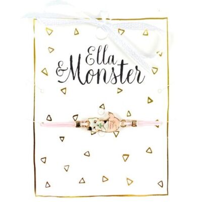 BRACCIALE GATTO ROSA – CONFEZIONE DA 6'ER