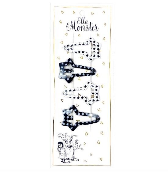 PINZA PARA EL CABELLO COMBI ESTRELLA - PAQUETE DE 6'