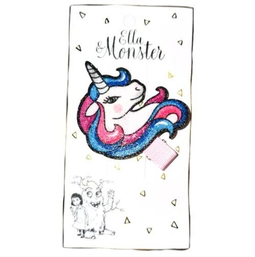 MAGIC BLUE UNICORN HAIR CLIP - 6'ER PACK