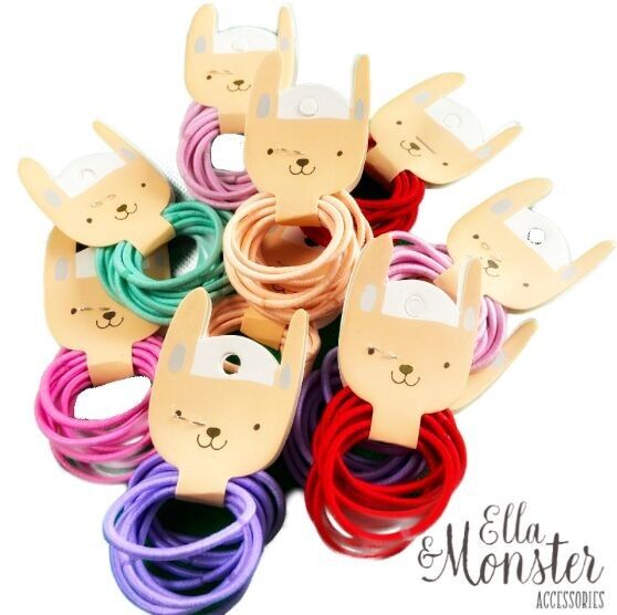 LITTLE BUNNY HAARGUMMIS - PAQUETE DE 24ER, MEZCLA DE FARBEN