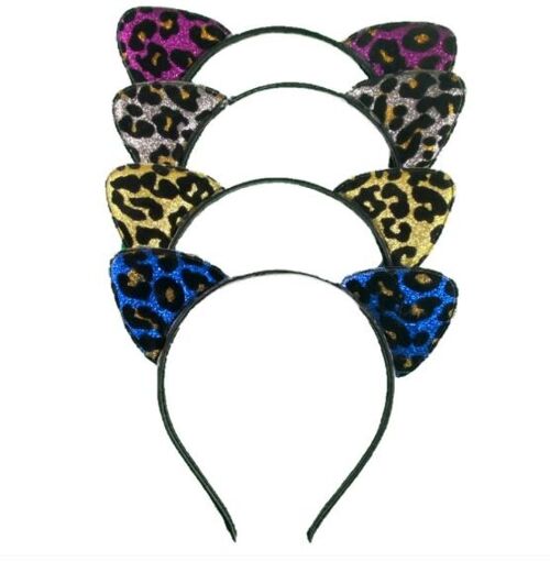 HAIR BAND LUCY LEO 8 PCS. 4 COLORS