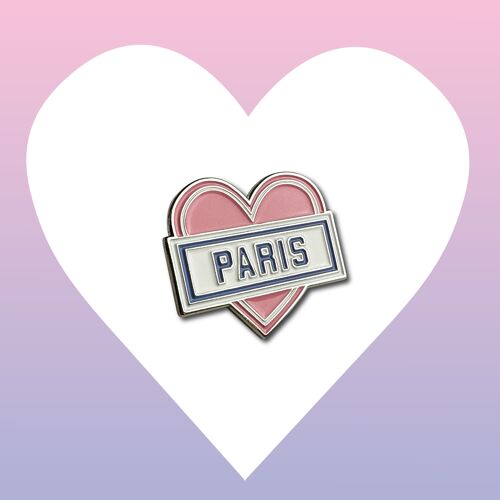 Pin's émaillé Cœur Paris